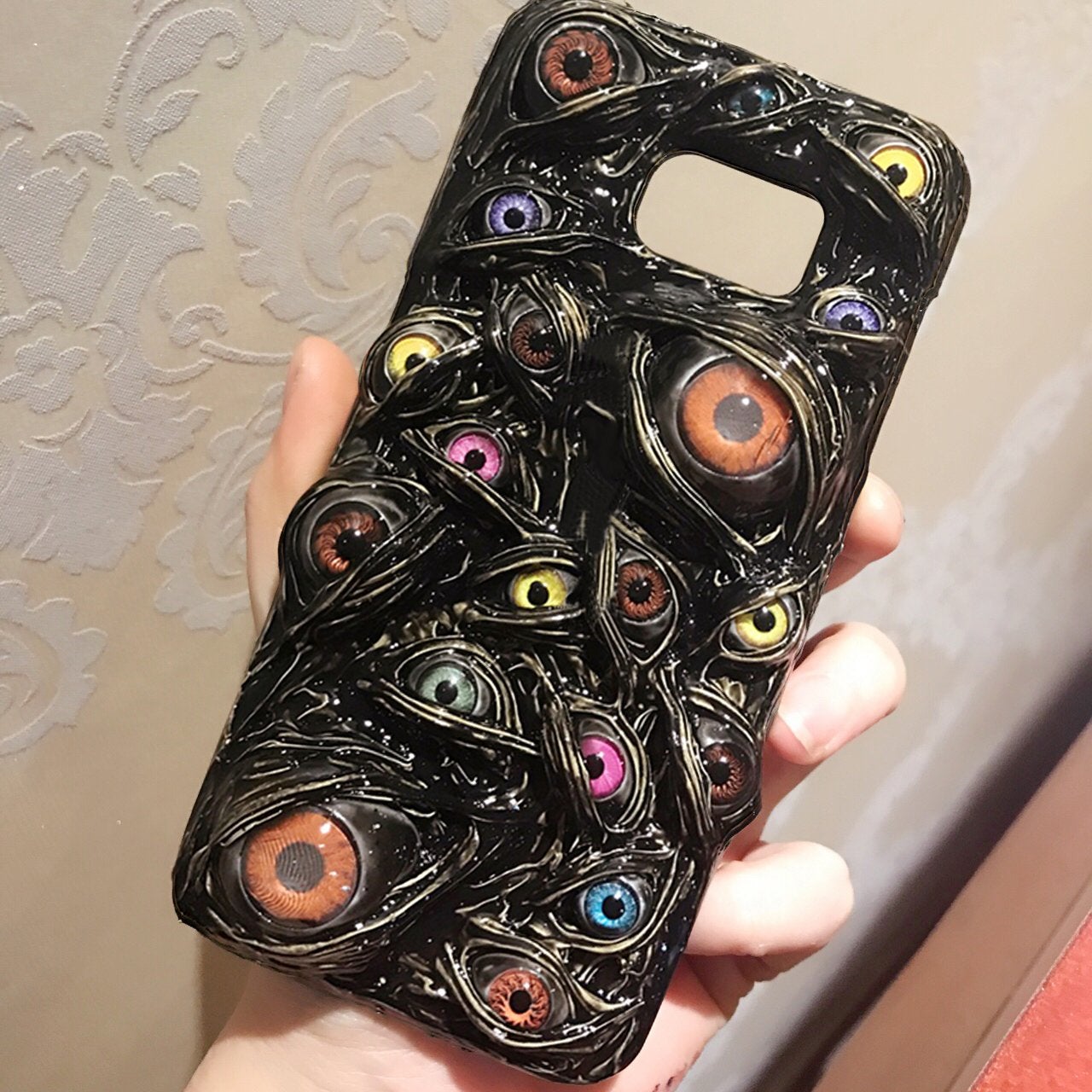 Black Pastel Goth Phone Case