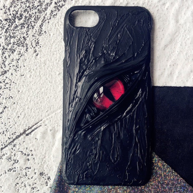 Harajuku heavy taste - Personalized Handmade phone case-3D gothic monster eyeball - order high quality to made for IPhone, Samsung etc