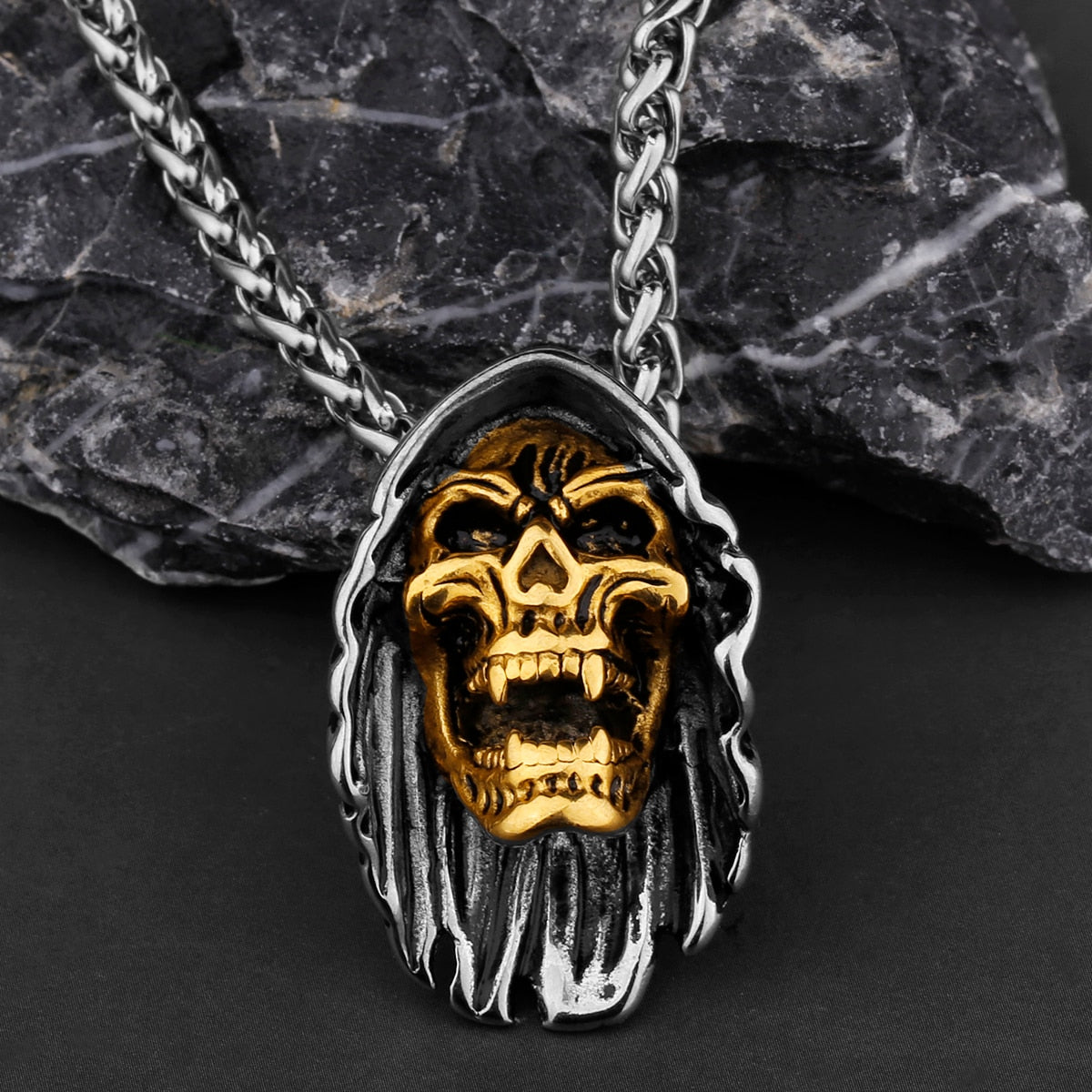 Hood Skull Necklace