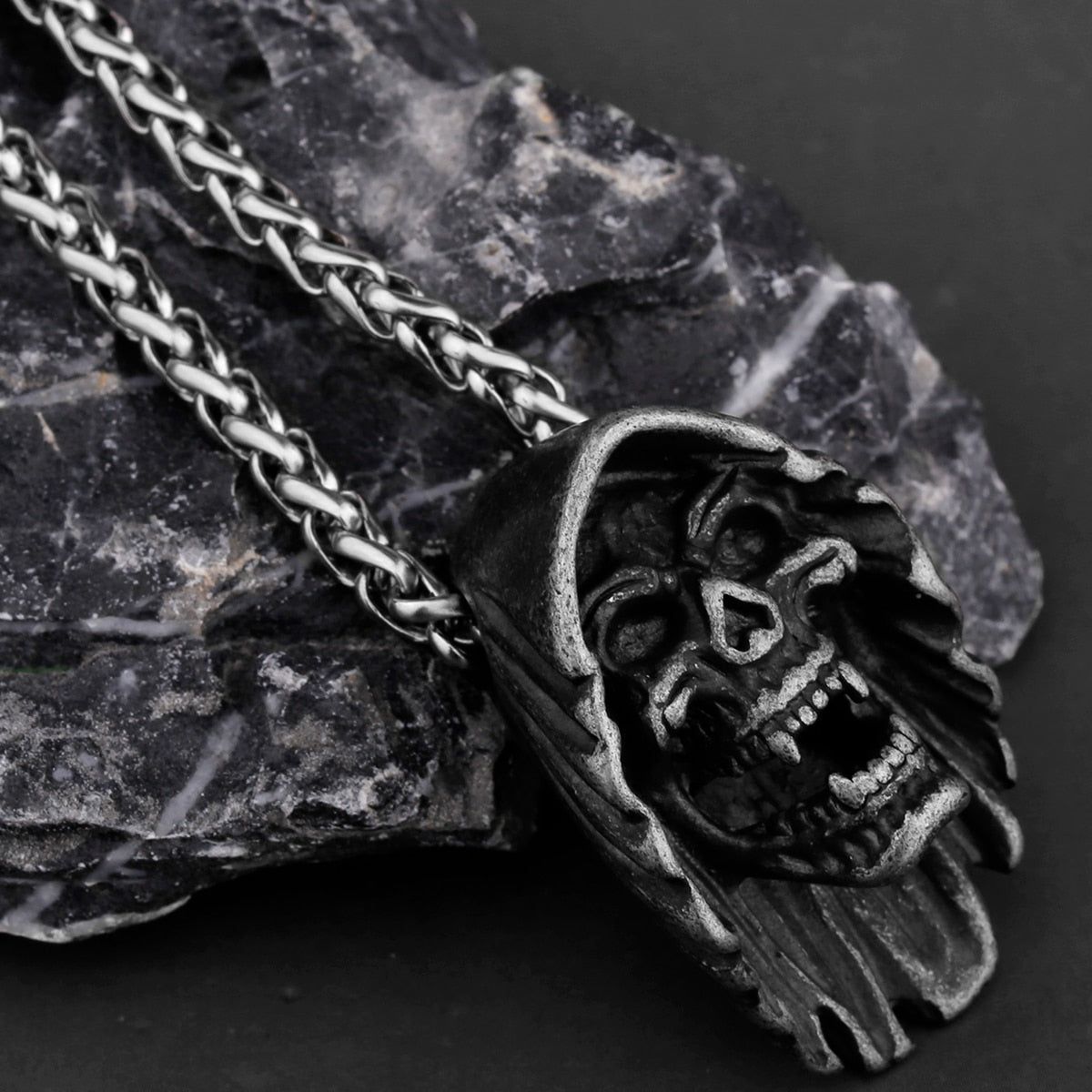 Hood Skull Necklace